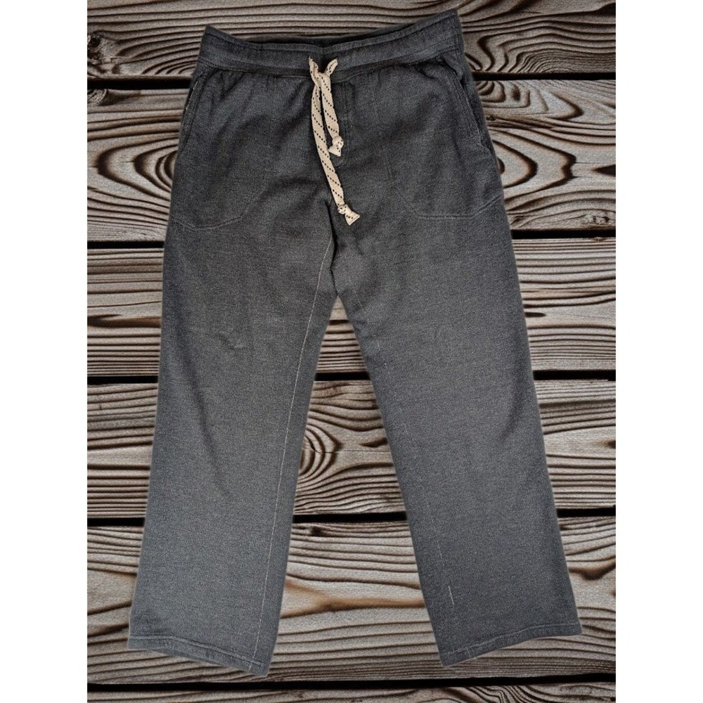Lululemon Heavy Weight Organic Cotton Lounge Sweatpants Men's XL Charcoal Grey